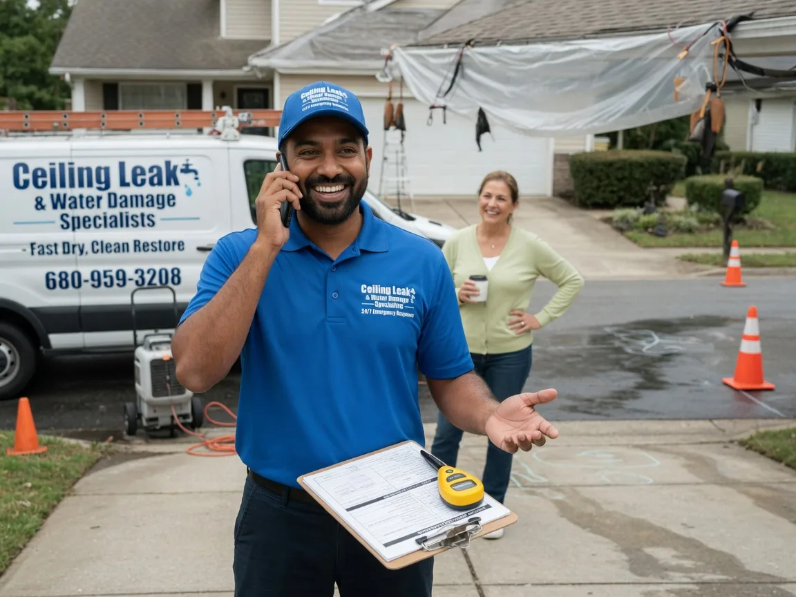 Ceiling Leak Cleanup Marlin, WA FAQs